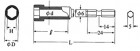 Bit V-14B (3.5x30l)-H5-(8)-100