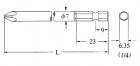 Bit krížový V-17 No.1-(7) -100