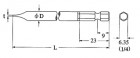 Bit plochý V-17M No.1.0t-(7) -56