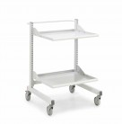 Priemyselný vozík Treston Multi Trolley M750, nízky, 2 police, TMTL7-001-41