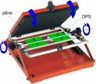 Princíp založenia 4 ks DPS a otočenie o 180 °