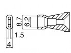 Hakko - Odpájací hrot N60-09