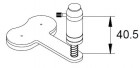 Magnetický držiak DPS Easy Lock 40,5 SF03.0014