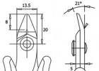 Strihacie kliešte TR 25 15 L D, ESD