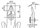 Strihacie kliešte TR 25 L D, ESD