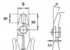 Strihacie kliešte TTR 5500 D, ESD