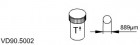 Olovnaté spájkovacie guličky VD90.5002 0,889 mm